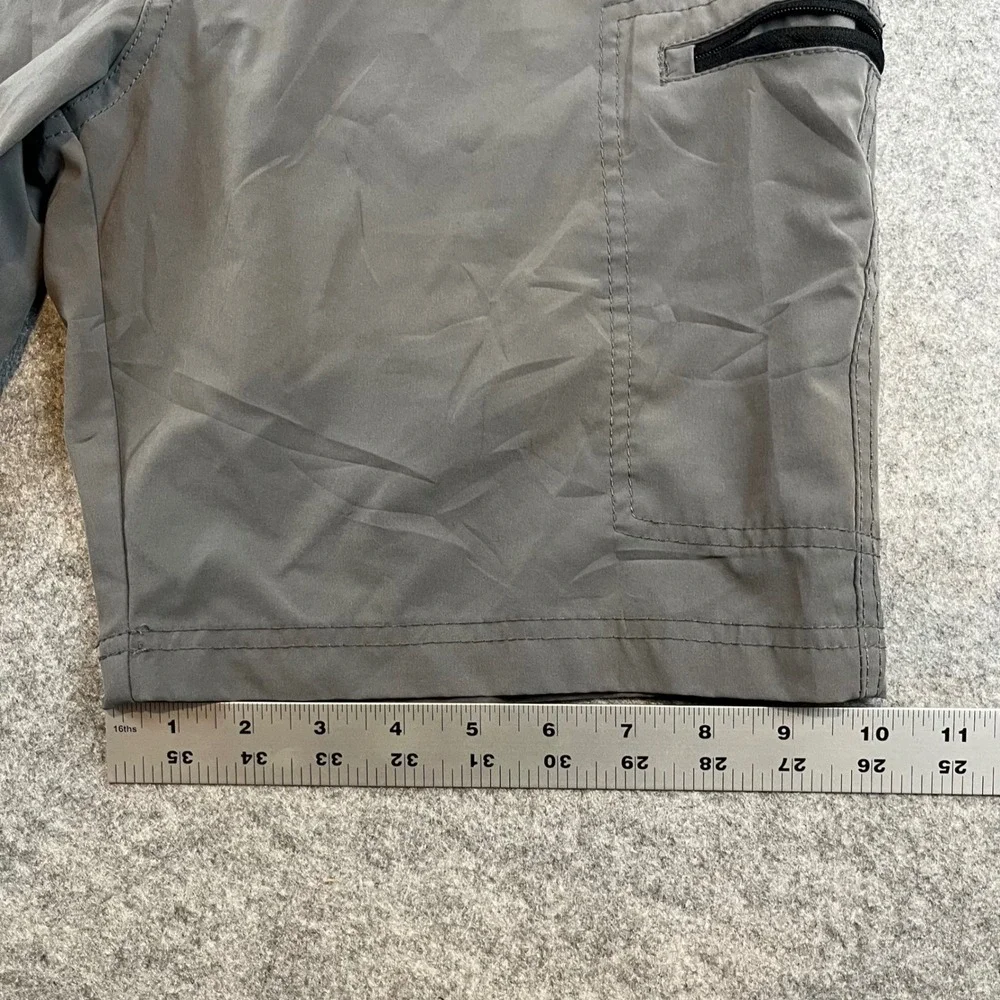Denali Mens Performance Hiking Shorts Gray Gorpcore Outdoor 32 Stretch Cargo